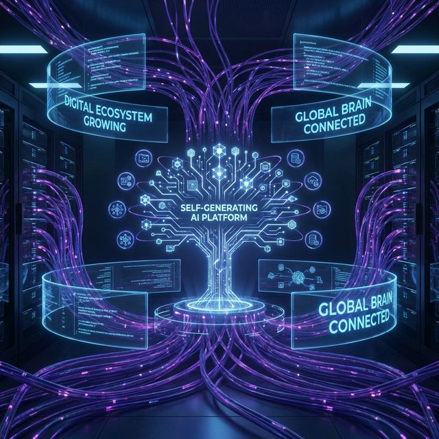 Create self-generative platform that grows with everyone's contribution